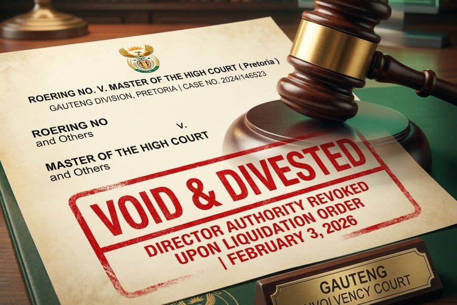 South Africa High Court Clarifies the Absolute Divestment of Directors in Liquidation