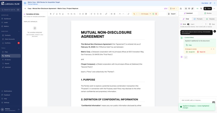 AI legal drafting: how it works, where it fails, and when to trust it
