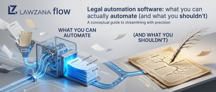 Legal automation software: what you can actually automate (and what you shouldn't)