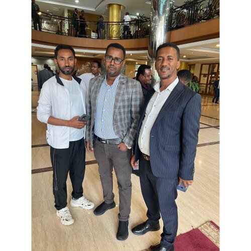 Mesele Taye and Samson Wondewosen