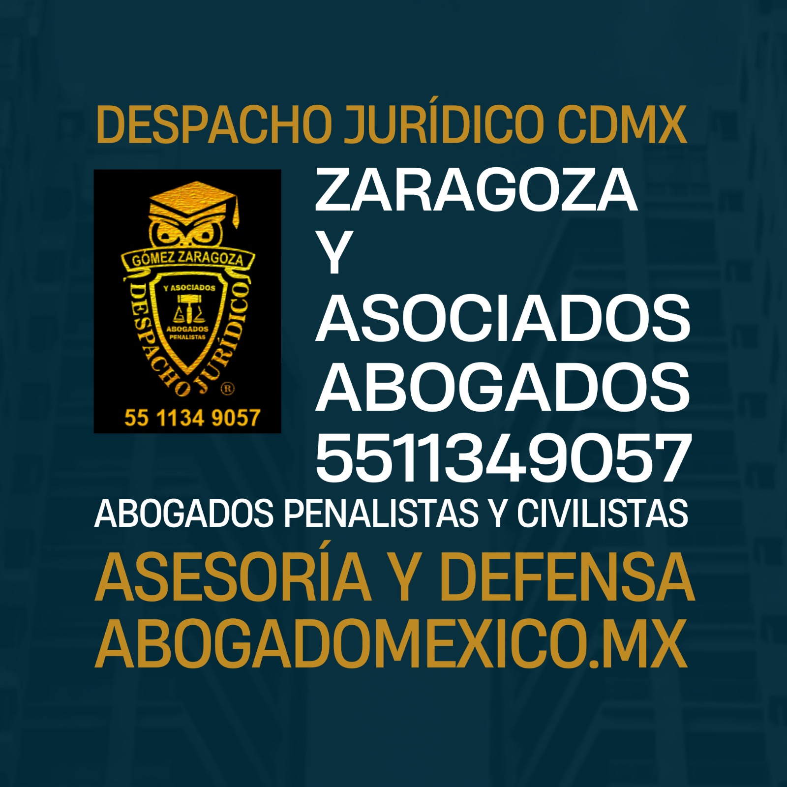 Zaragoza y Asociados Abogados 55 11 34 90 57